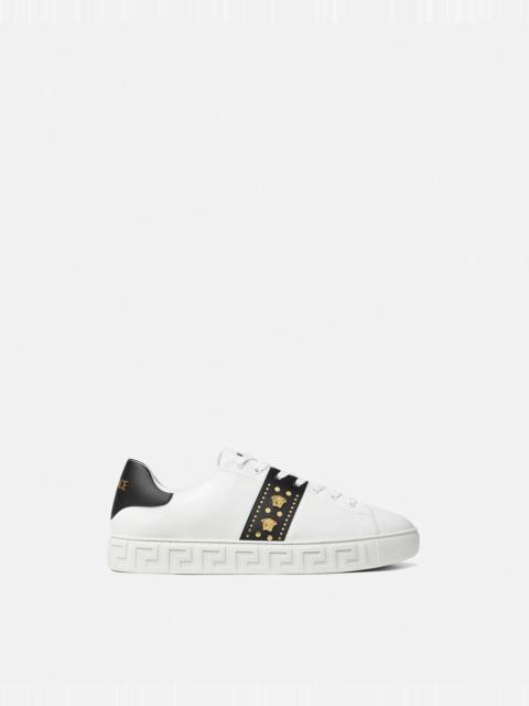 Studded Greca Sneakers