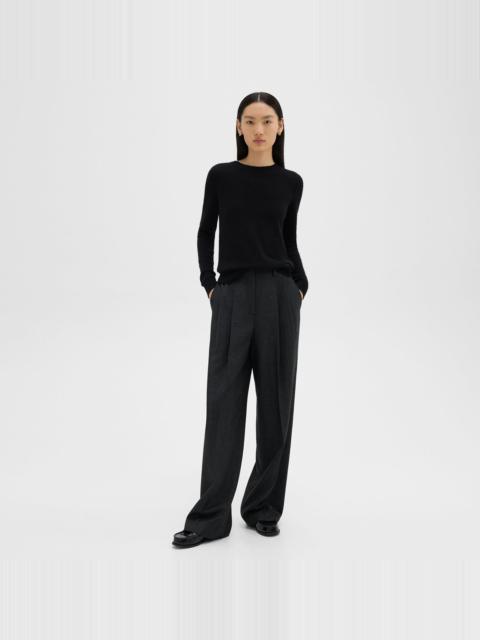 Double Pleat Pant, 29’’ in Sleek Flannel