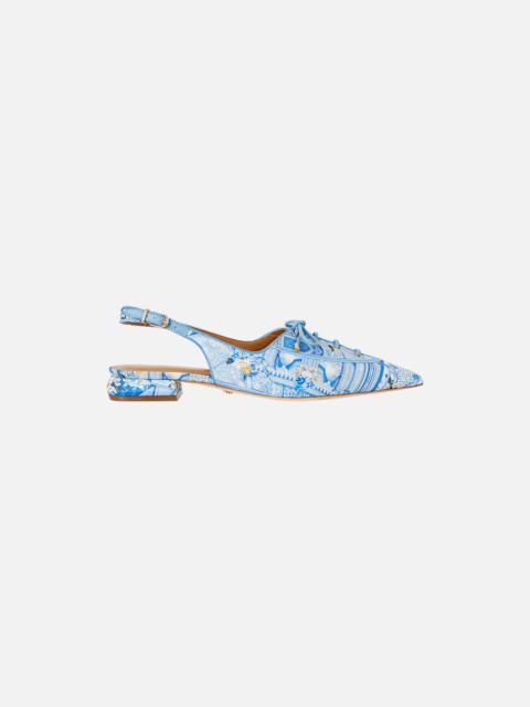ELENA LACE UP FRONT POINTED SLINGBACK