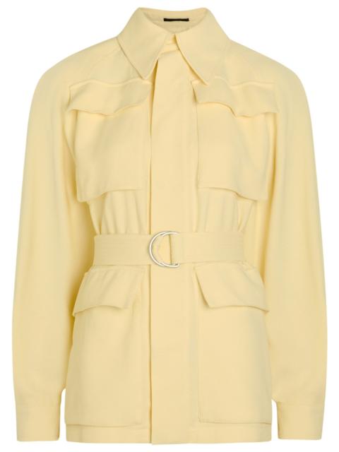 Wardrobe.nyc Belted Crepe Jacket