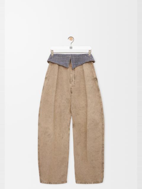 Trousers in cotton