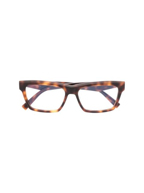 wayfarer-frame glasses