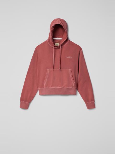 Red Cotton Hoodie