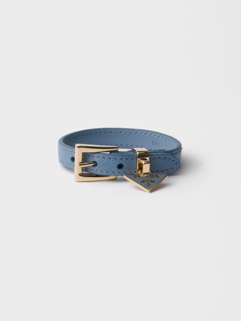 Saffiano leather bracelet