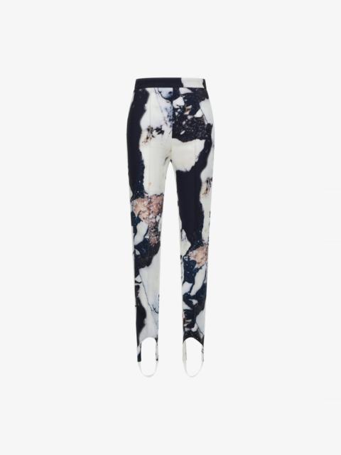 Marble Print Pants