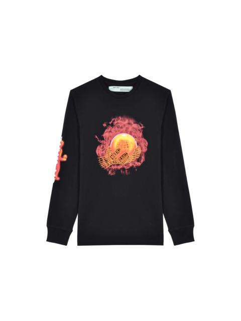 OFF-WHITE Hands and Planet L/S T-Shirt Black/Multicolor