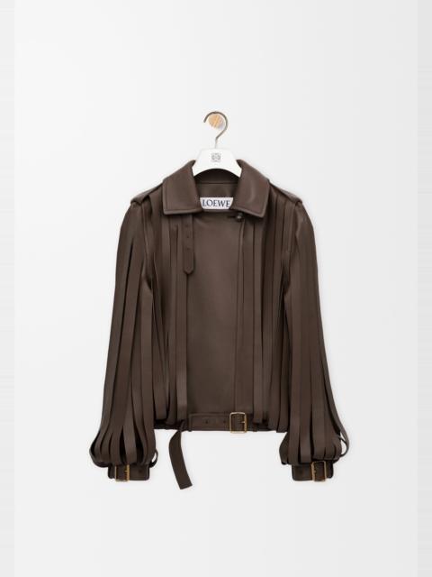 Jacket in nappa lambskin