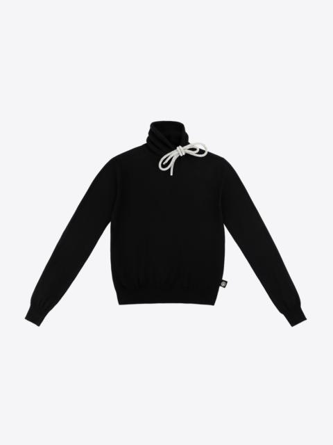 CRYSTAL KNOT TURTLENECK SWEATER
