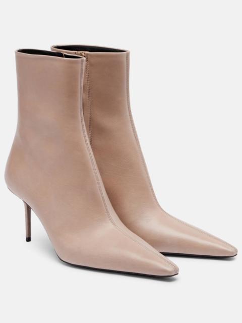 Ashley 75 leather ankle boots