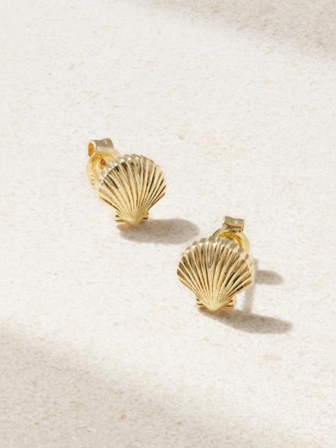 Mini Venus 14-karat Gold Earrings