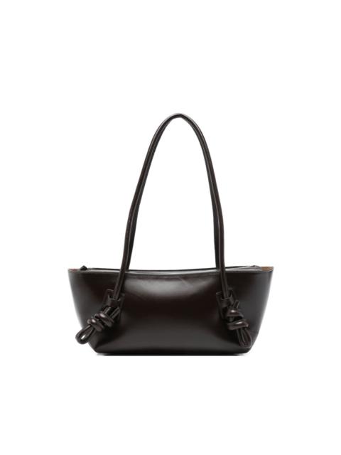 Fleca knot-detail leather shoulder bag
