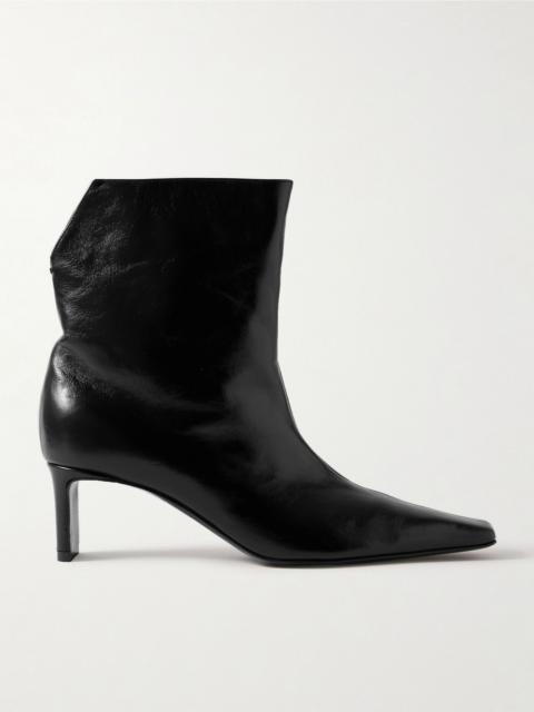 Ona leather ankle boots Black