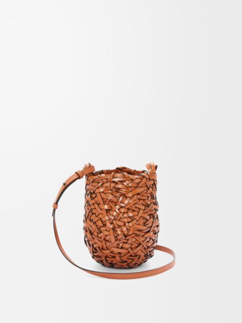 Small Nest basket bag in calfskin