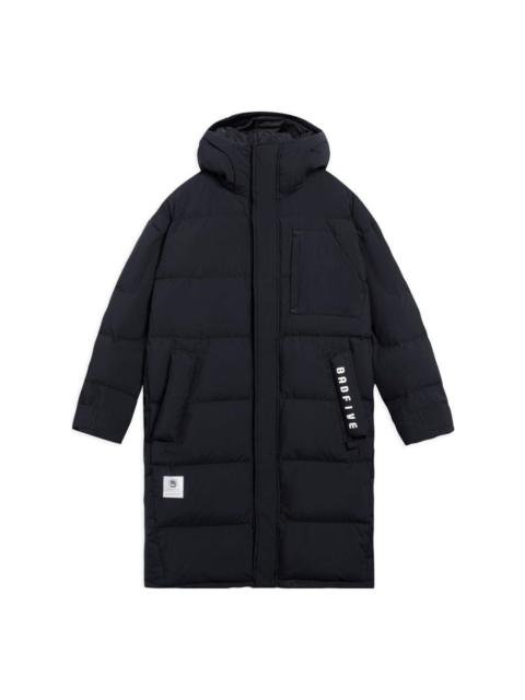 Li-Ning Sports Medium Long Down Jacket 'Black' AYMS113-2