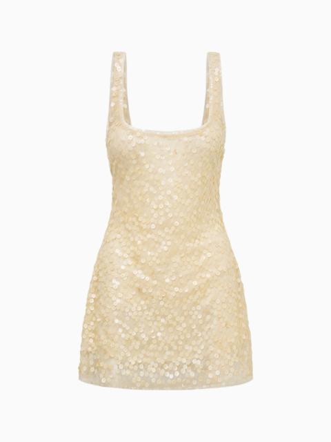 Ciris Shell Bead Mini Dress