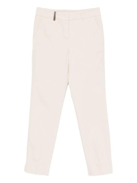 logo-detail cotton trousers