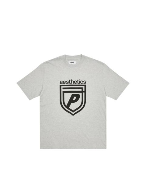 PALACE AESTHETICS LOGO T-SHIRT GREY MARL