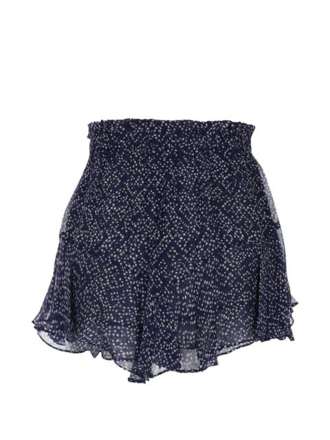 Sornel polka-dot shorts