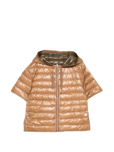 short-sleeve padded jacket