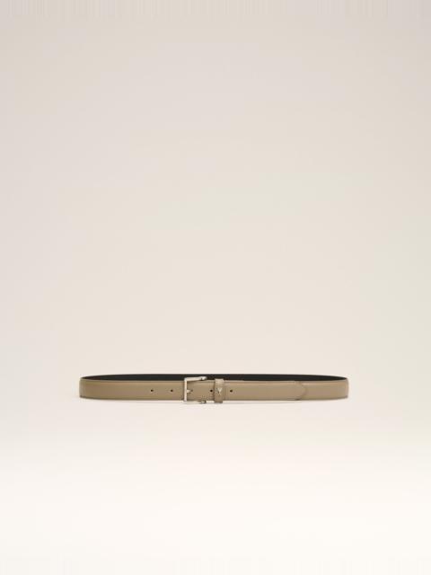 BEIGE SMOOTH LEATHER PARIS PARIS 25 MM BELT
