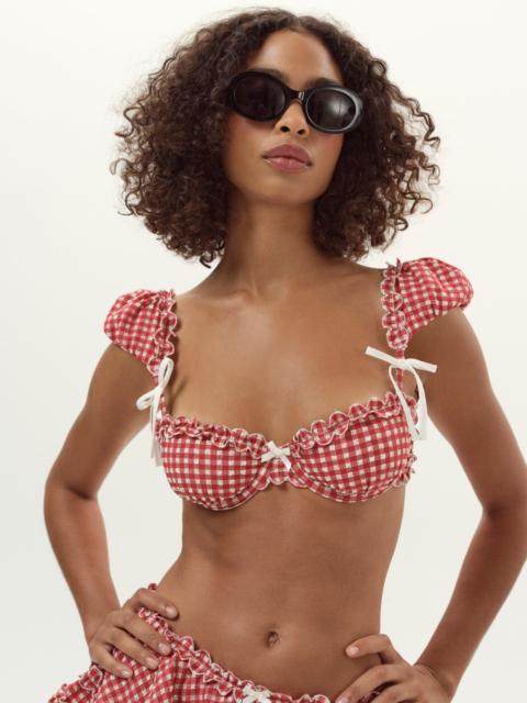 Alison Puff Sleeve Bikini Top
