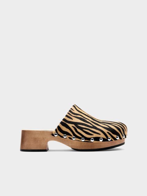 Rio Wood Clog In Zebra