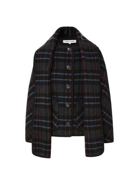 MARTINE DICKEY SCARF COAT