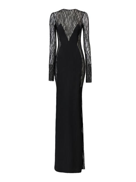 Jean Ambre Eccentrico Laced Dress black