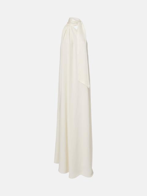 Bridal Astor crêpe cady gown