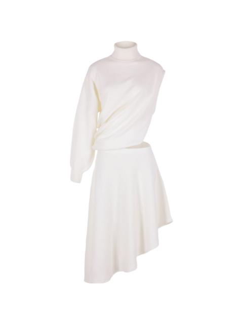 asymmetric mini dress