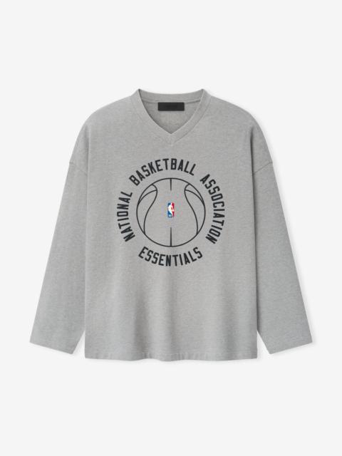 NBA X Barkley Hendricks Long Sleeve V-Neck Tee