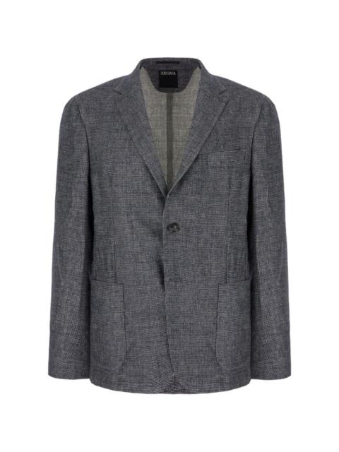 single-breasted blazer