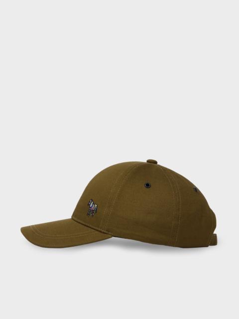 Khaki 'Zebra' Baseball Cap