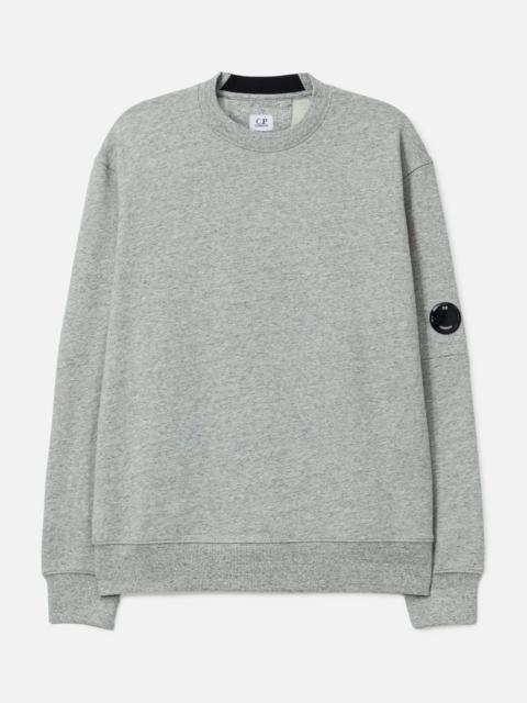 DIAGONAL RAISED FLEECE CREWNECK LENS SWEATSHIRT