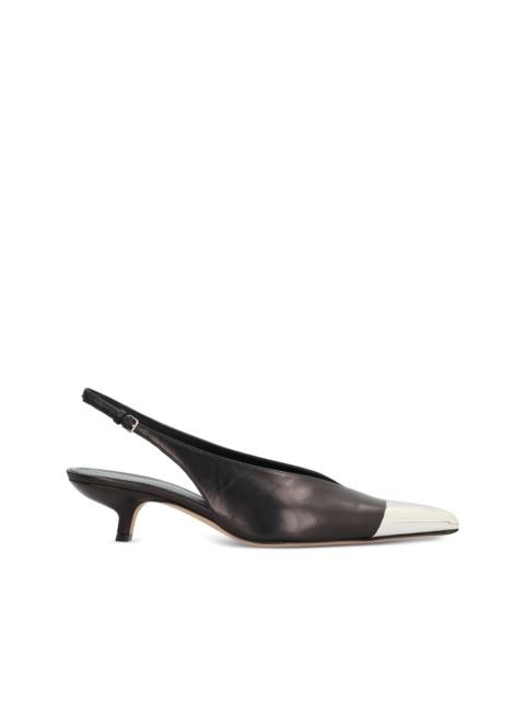 Liuti slingback leather  pumps