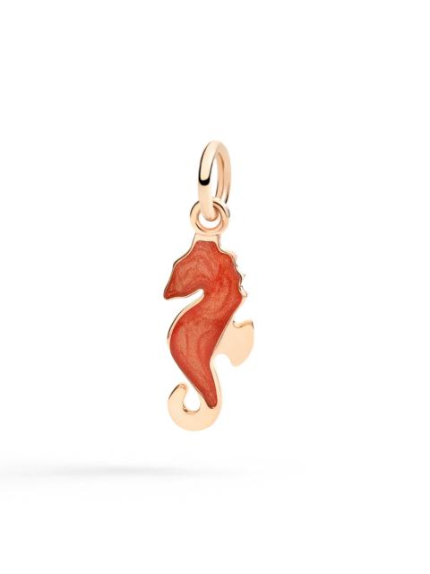 ROSE GOLD & ENAMEL SEA HORSE CHARM