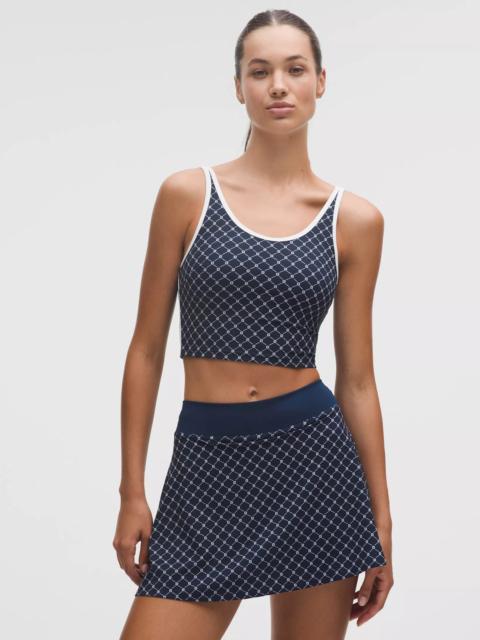 Scoop-Neck Cutout Tennis Tank Top *Medium Support, B/C Cup