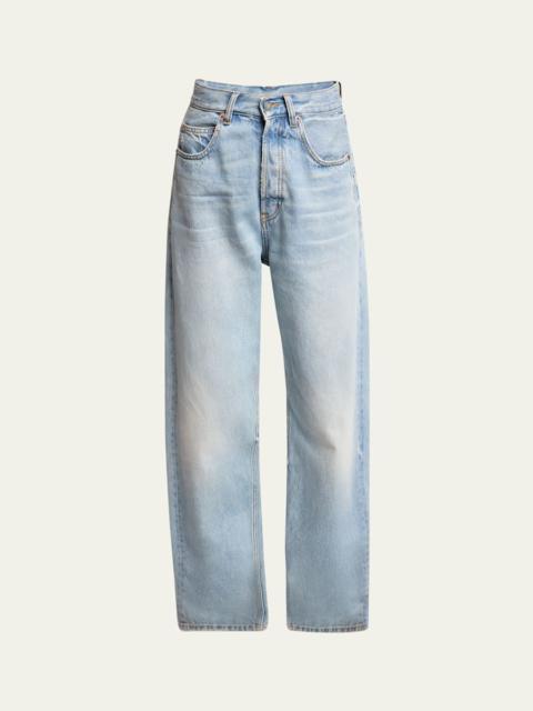 Mid Rise Denim Pants