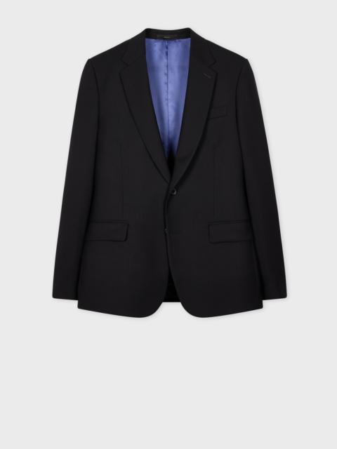 The Soho - Tailored-Fit Black Wool 'A Suit To Travel In' Blazer