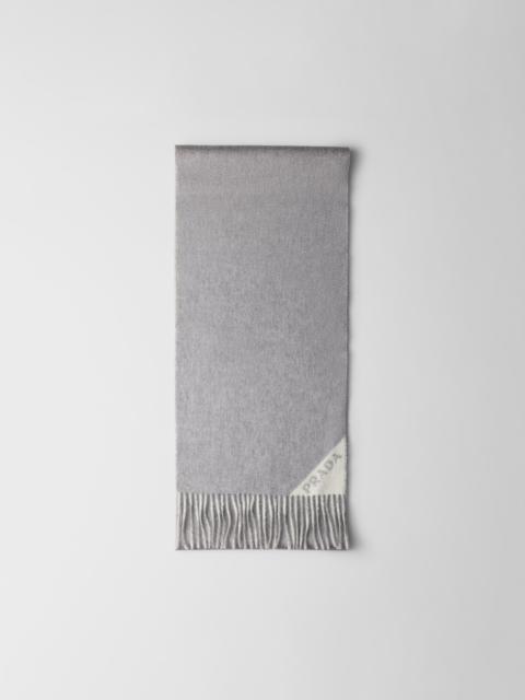 Double cashmere scarf