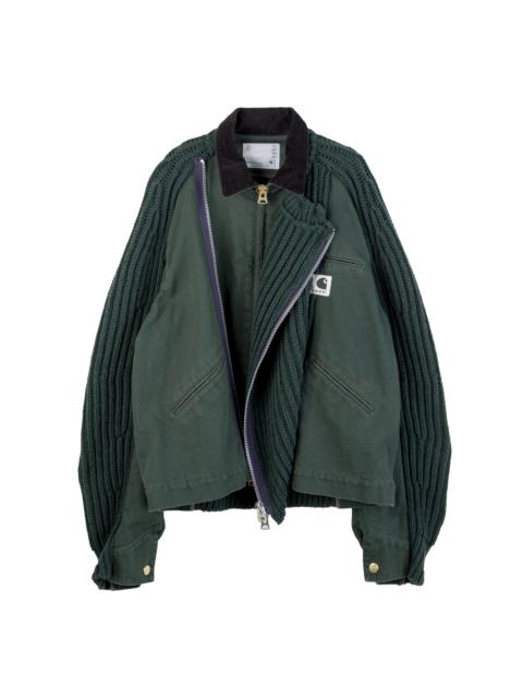 Carhartt WIP Washed Duck x Wool Knit Blouson