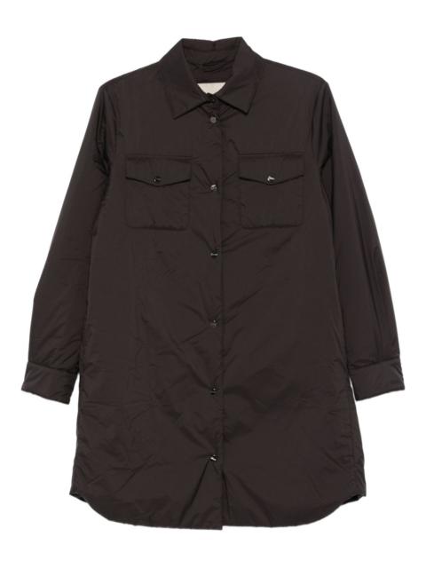 button-down flap-pocket shirt coat