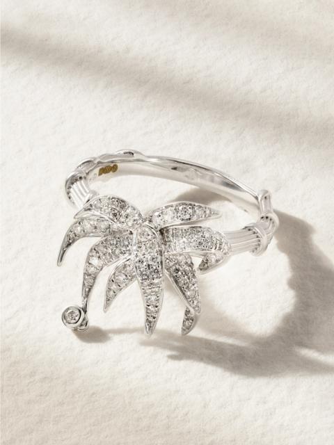 Paradise Island 18-karat White Gold And Diamond Ring