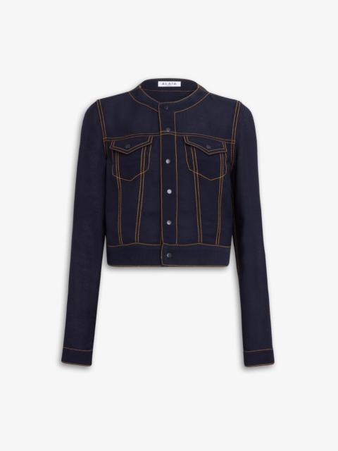 CROPPED FLUID JACKET