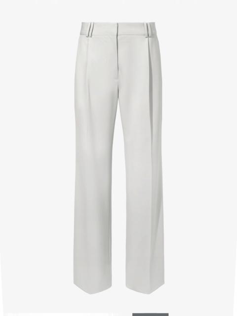 Savannah Pant in Wool Gabardine Suiting