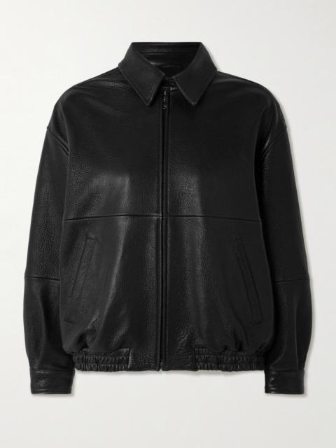 Doran Paneled Textured-leather Jacket