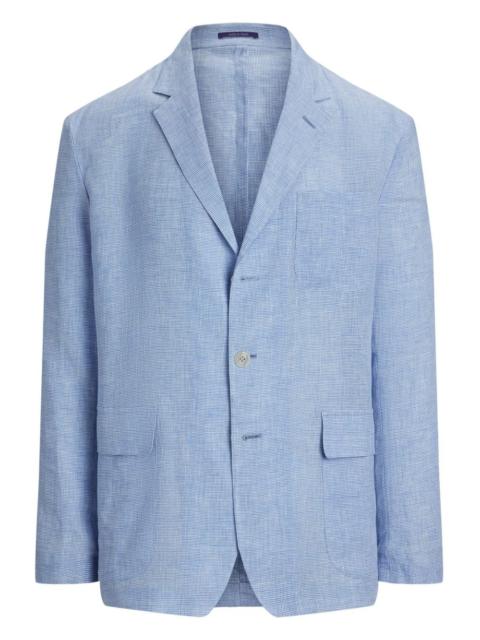 single-breasted blazer