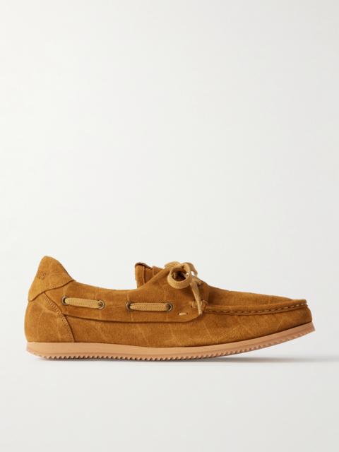 Batto Croc-effect Suede Loafers