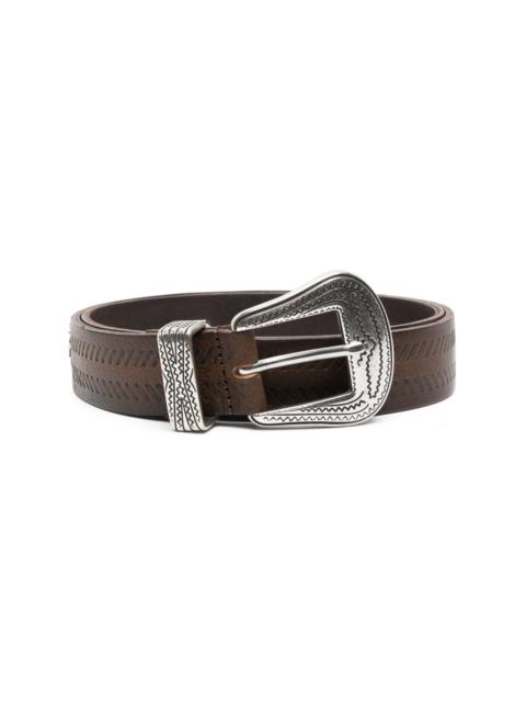 Los Angeles studded leather belt