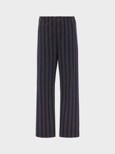 Striped pyjama cotton trousers